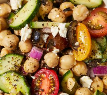 Chickpea Greek Salad