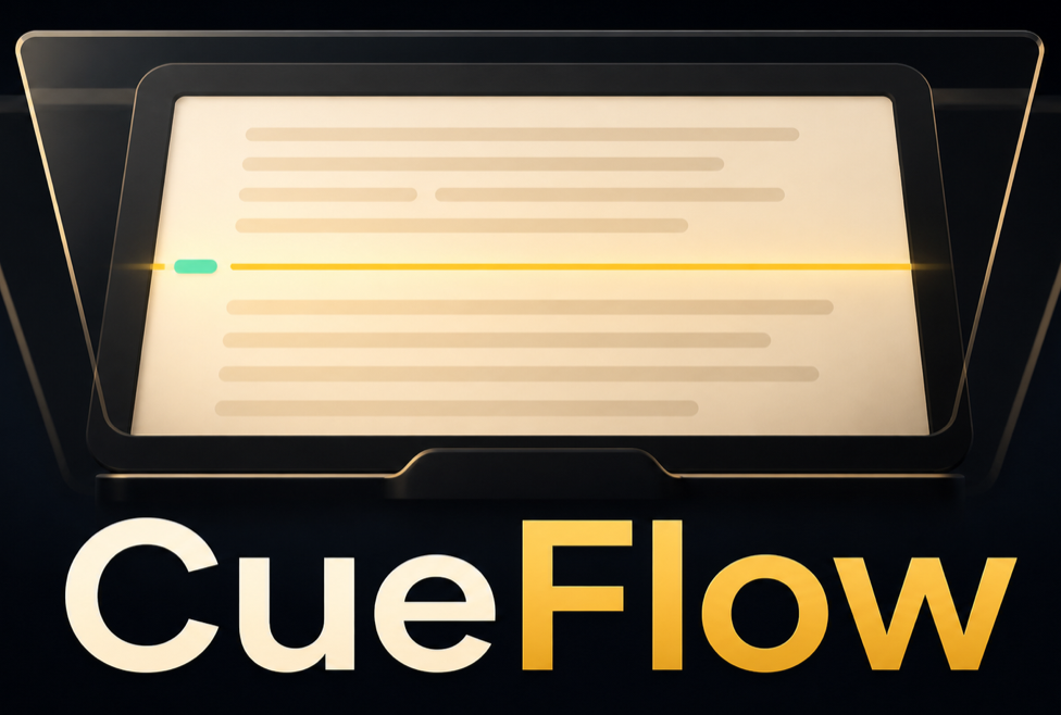 CueFlow private teleprompter app